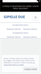Mobile Screenshot of gipielledue.com